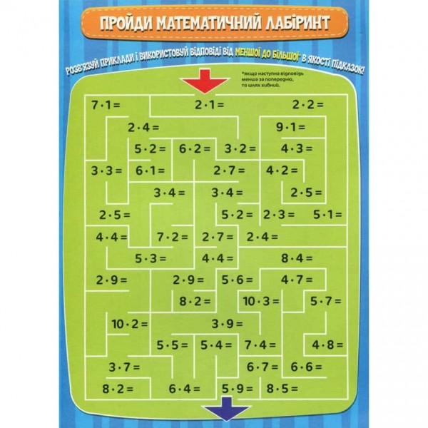 Малюємо-рахуємо. Множення