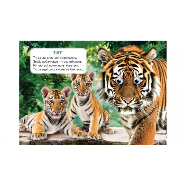 Дикі тварини. Знайомимо малечу з навколишнім світом