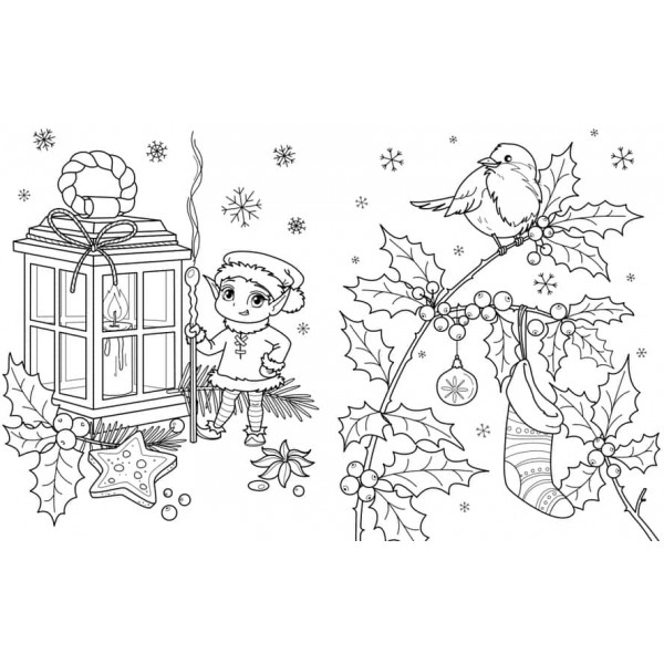 Велика книга розмальовок. Різдво