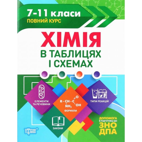 Хімія в таблицях і схемах. 7-11 класи. Допомога у підготовці до ДПА, ЗНО