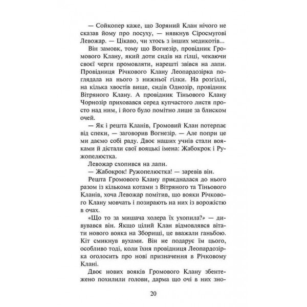 Коти-вояки. Знамення Зореклану. Книга 1. Четвертий новак