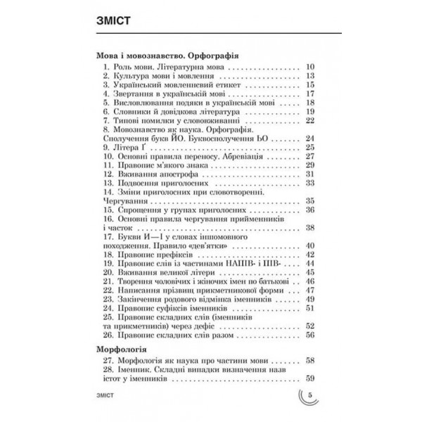 100 тем. Українська мова