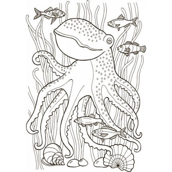 Велика книга розмальовок. Тварини (російською мовою)