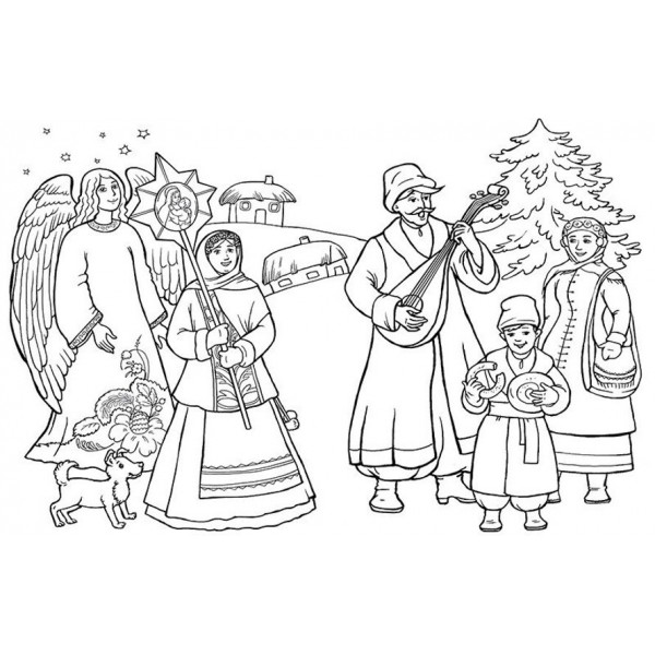 Велика книга розмальовок. Зимові свята