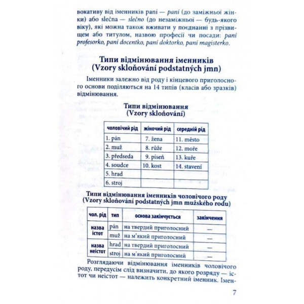 Граматика чеської мови