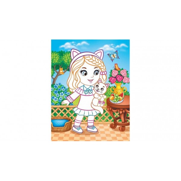 Аплікації дівчаткам. Анастасія