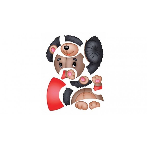 Аплікації для малюків. Бегемот