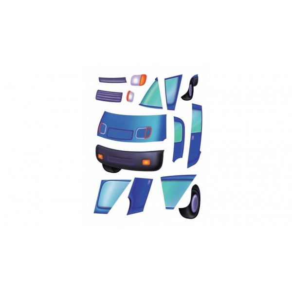 Аплікації. Машинки. Бігфут