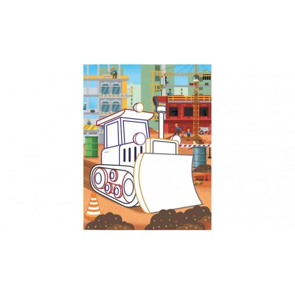 Аплікації. Машинки. Бігфут