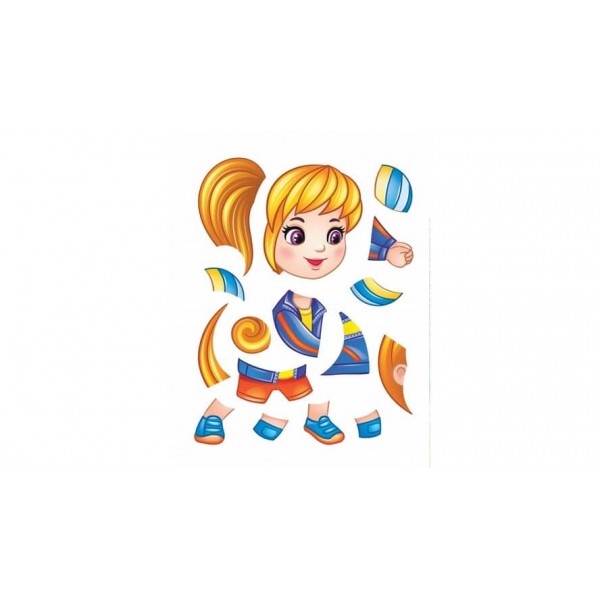 Аплікації для дівчаток. Ксенія