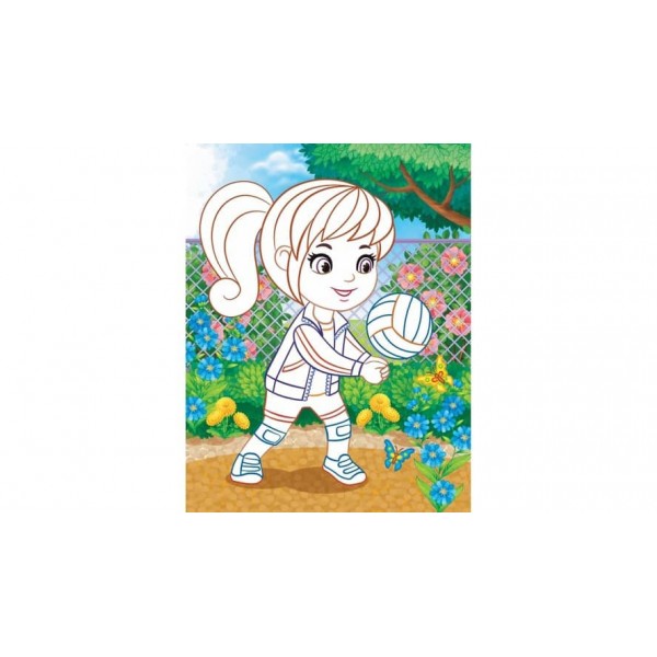 Аплікації для дівчаток. Ксенія