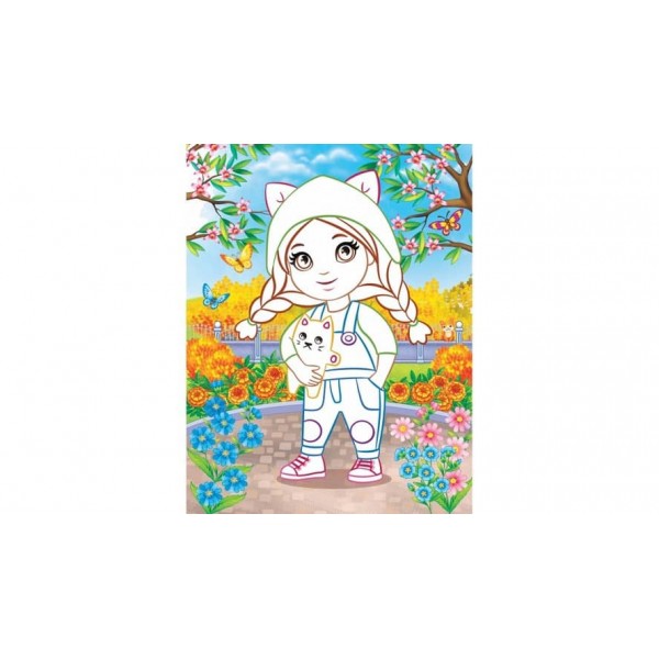 Аплікації для дівчаток. Ксенія