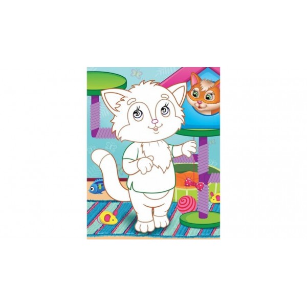 Аплікації. Улюблені звірята. Тигр