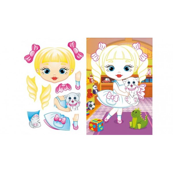 Аплікації для малюків. Євгенія