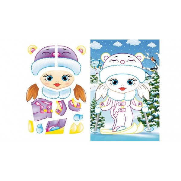 Аплікації для малюків. Євгенія