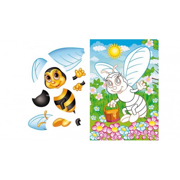 Аплікації для малюків. Хом'ячок