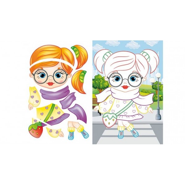 Аплікації для малюків. Ізабелла