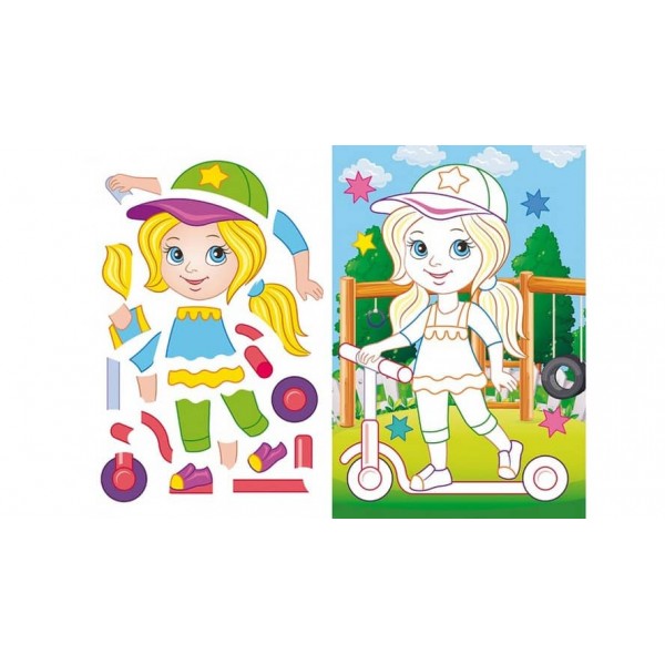 Аплікації для малюків. Ізабелла