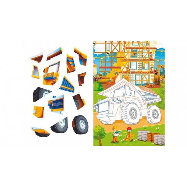 Аплікації для малюків. Мінівен