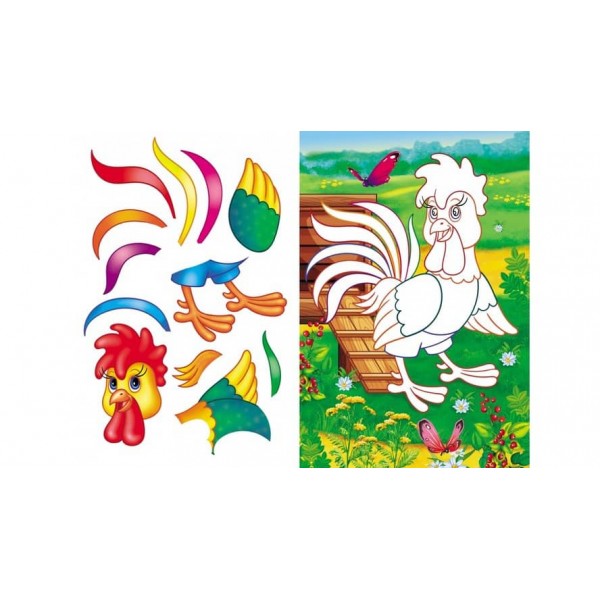 Аплікації для малюків. Потяги