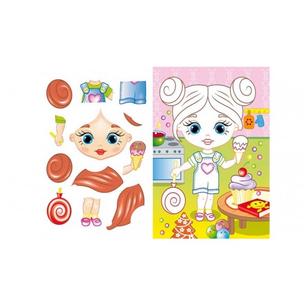 Аплікації для малюків. Софія