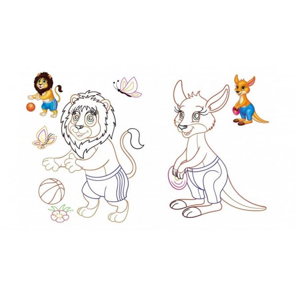 Малюкам. Розмальовка для хлопчиків і дівчаток. Порося