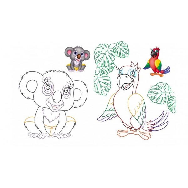 Малюкам. Розмальовки для хлопчиків і дівчаток. Слоненя