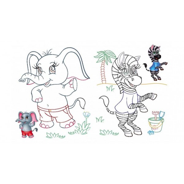 Малюкам. Розмальовка для хлопчиків і дівчаток. Собачка