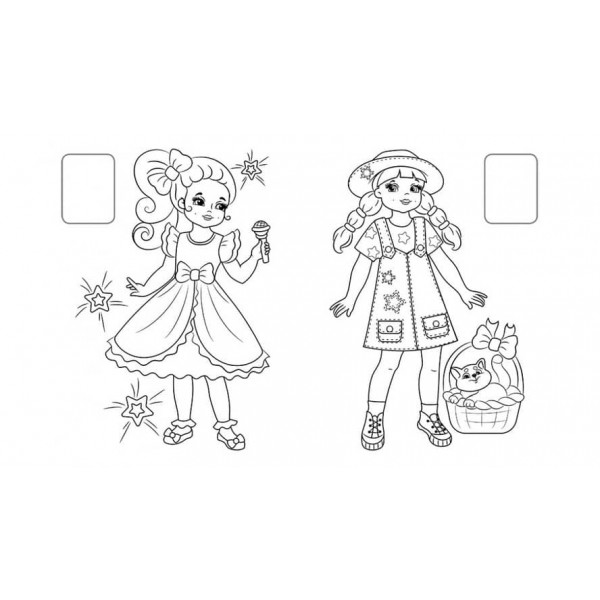 Розмальовка «Анна». Наклейка-зразок