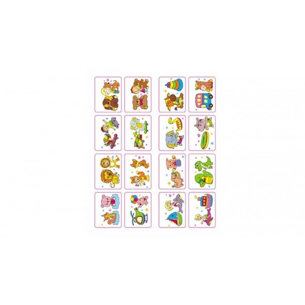 Розмальовка «Іграшки». Бичок. Наклейка-зразок