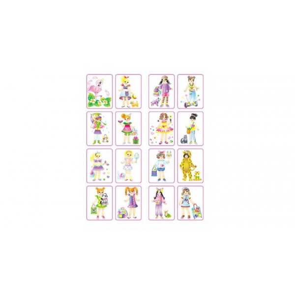 Розмальовка «Дар'я». Наклейка-зразок