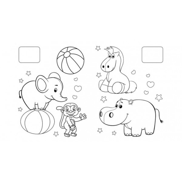 Розмальовка «Софія». Наклейка-зразок