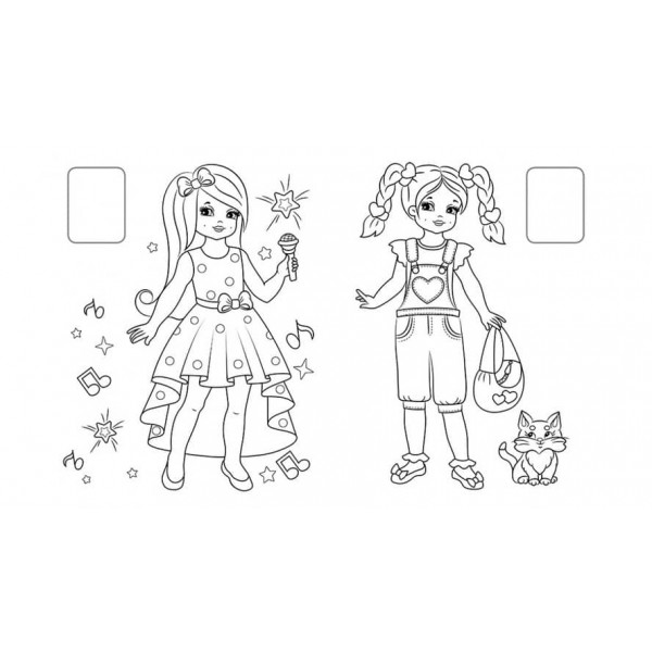 Розмальовка «Софія». Наклейка-зразок