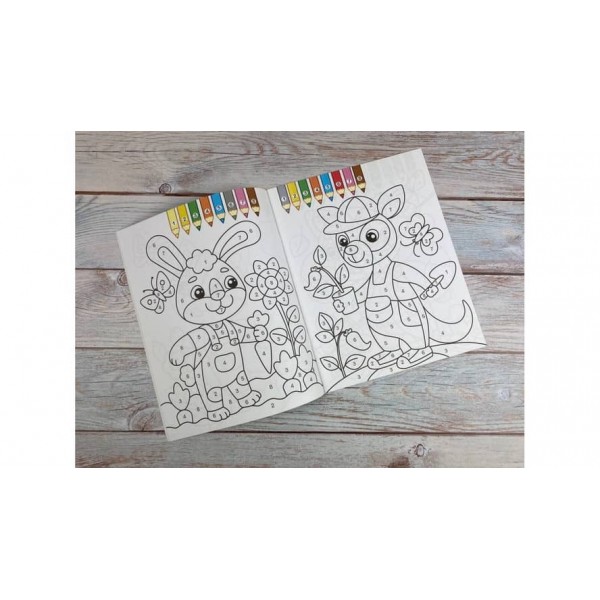 Велика розмальовка з цікавими завданнями. Збірка розмальовок