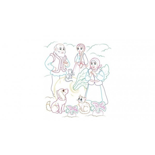 Велика розмальовка Казки. Збірка розмальовок