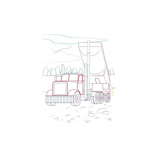 Розмальовка для хлопчиків. Автобус