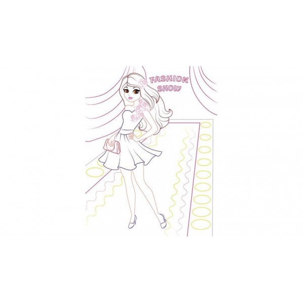 Розмальовка для дівчаток. Міхаела