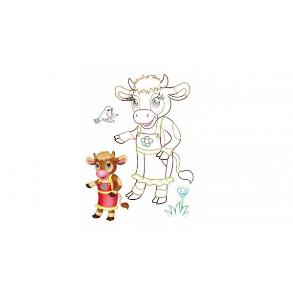 Малюкам. Розмальовка для хлопчиків і дівчаток. Поросятко