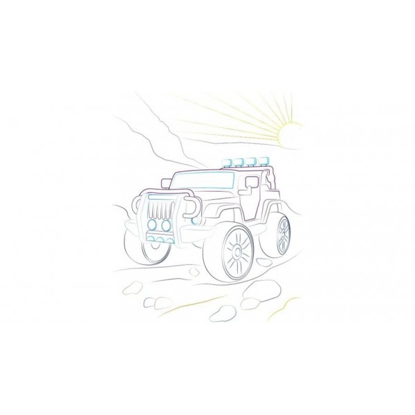 Розмальовка для хлопчиків. Пожежна машина