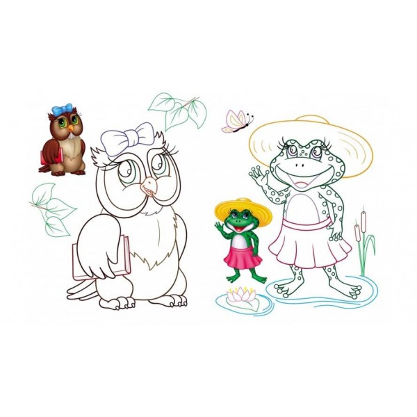 Малюкам. Розмальовка для хлопчиків і дівчаток. Зайчики