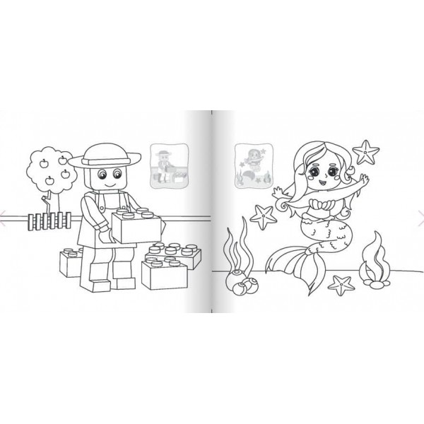 Улюблені герої. Розмальовка (+ наліпки)