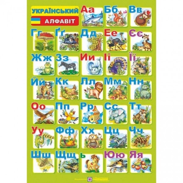 Плакат «Український алфавіт» (друкований)