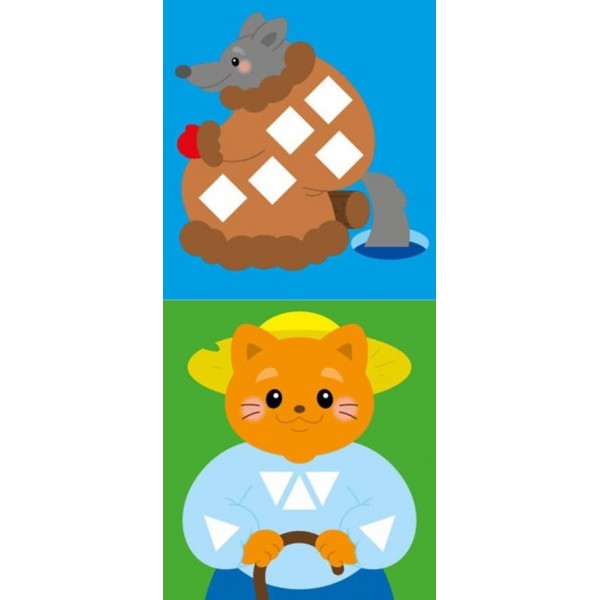 Мозаїка з наліпок. Українські казки (українською мовою)