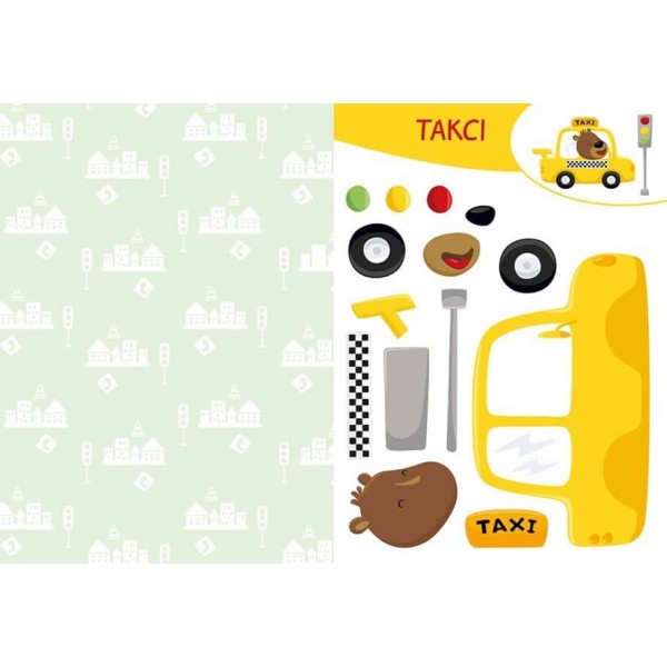 Вирізай. Клей. Грай. У місті (українською мовою)