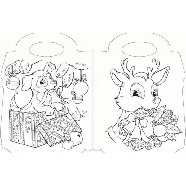 Розмальовки в сумочці. Новий рік (російською мовою)