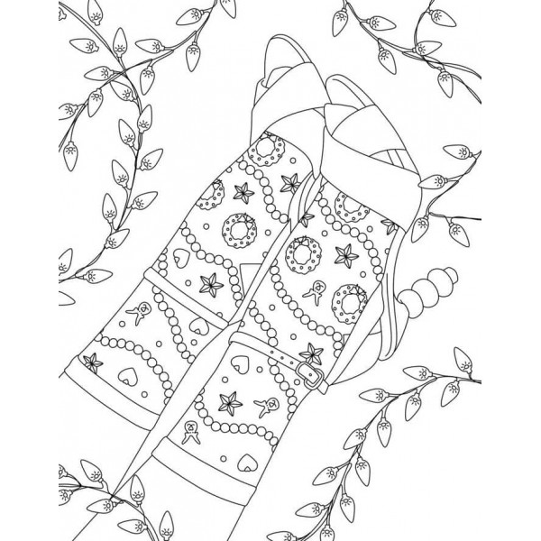 Розмальовки ЖОРЖ. #GIRLS#FASHION#CHRISTMAS