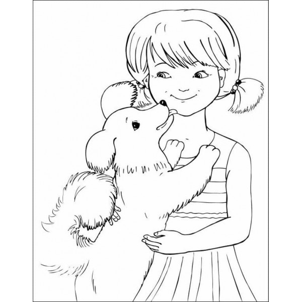 Велика книга розмальовок. Дівчатка та квіти