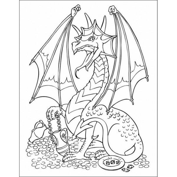 Велика книга розмальовок. Воїни та чудовиська