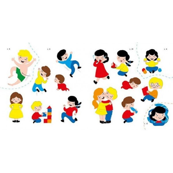 Мої перші слова з наліпками. Моє тіло