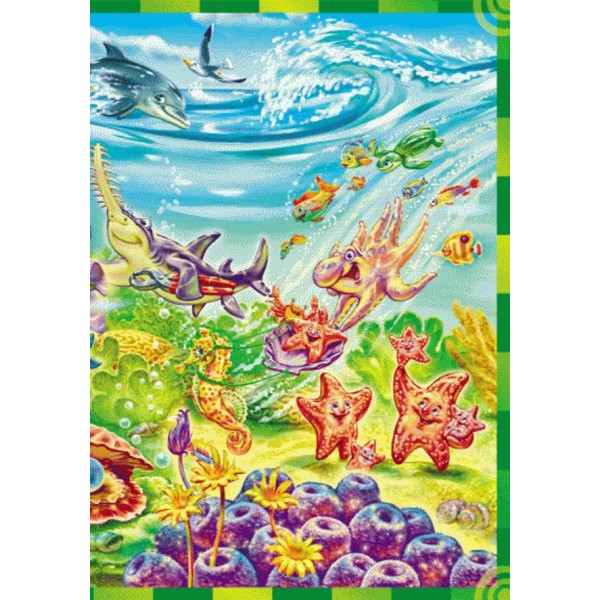 Хто у воді живе. Знайди і покажи (російською мовою)